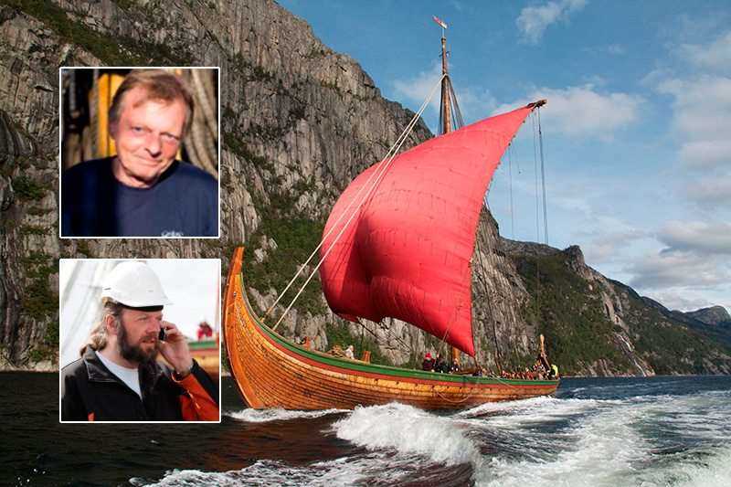 Draken Harald Hårfagre med Björn Ahlander og Terje Andreassen.