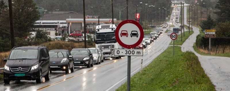 Trafikk Kø Heio Karmøy