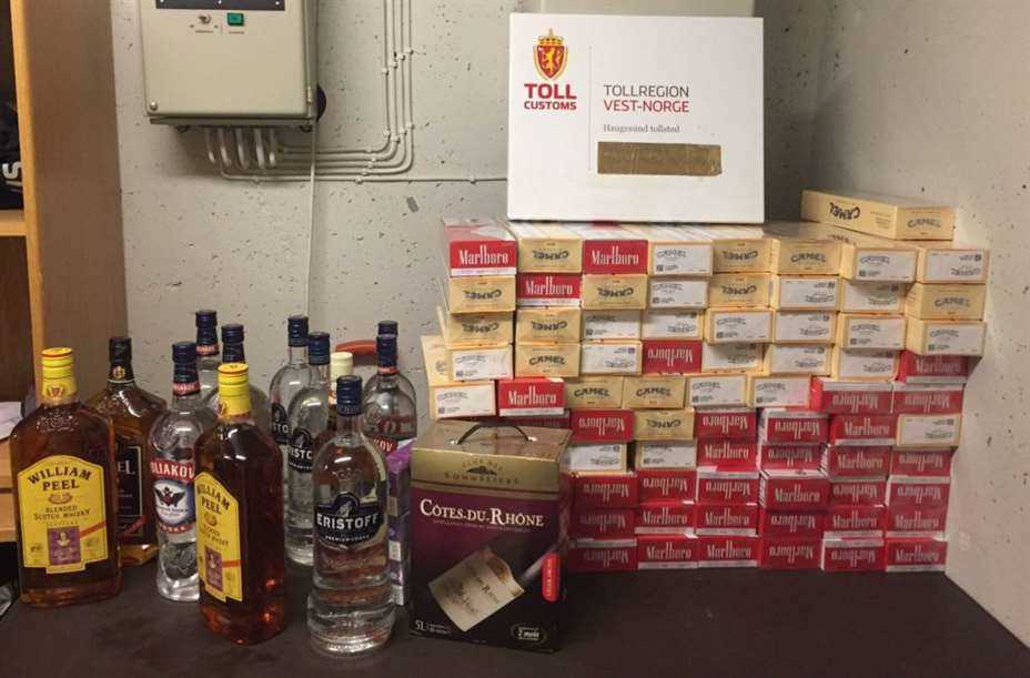 Fitjar Tollbeslag Tollvesenet beslag Fitjar