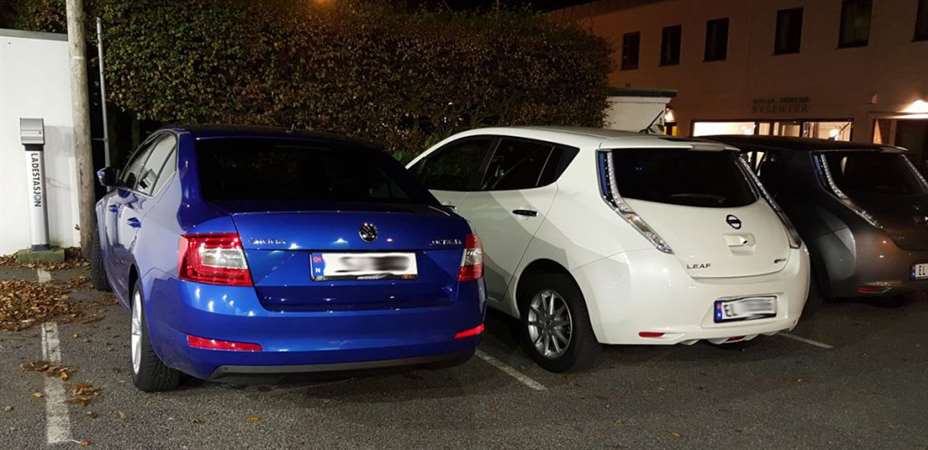 elbil parkering