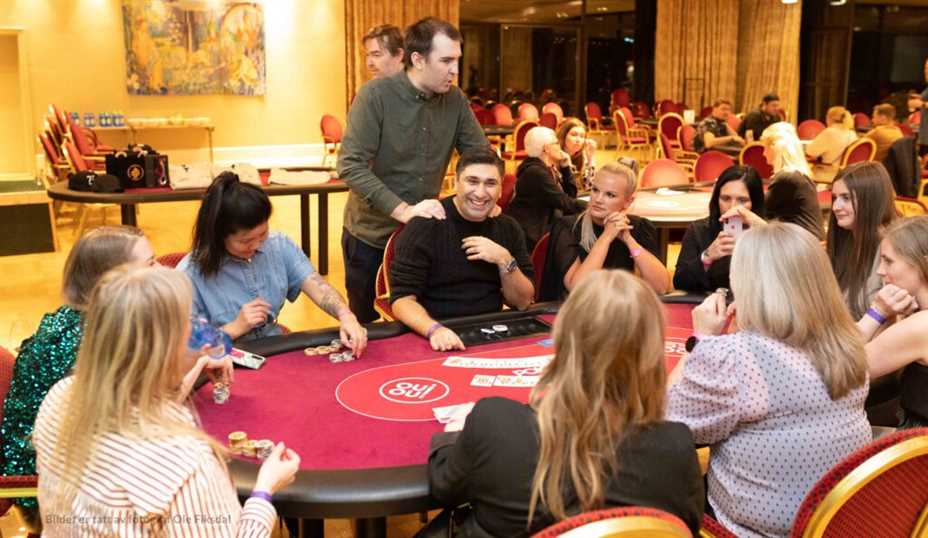 Hardanger vinterfestival pokerturnering FOTO: Ole Fiksdal