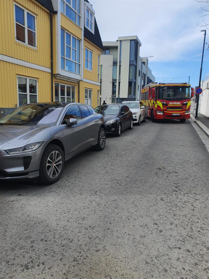 Slipp bilen fram på 17.mai 2023. Foto: Haugesund brannvesen