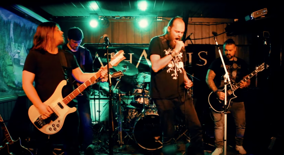 Metalbandet Fall of Terra fra Stord, debuterer med albumet «Catharsis» 21.juli 2023. Skjermdump fra YouTube