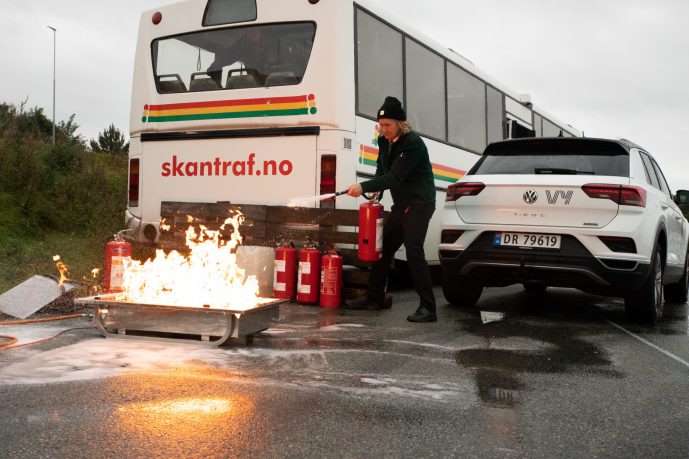 Vymesterskapet 2023. Otto Eriksen fra Tysvær kom blant de 20 beste i konkurransen. Foto: VY