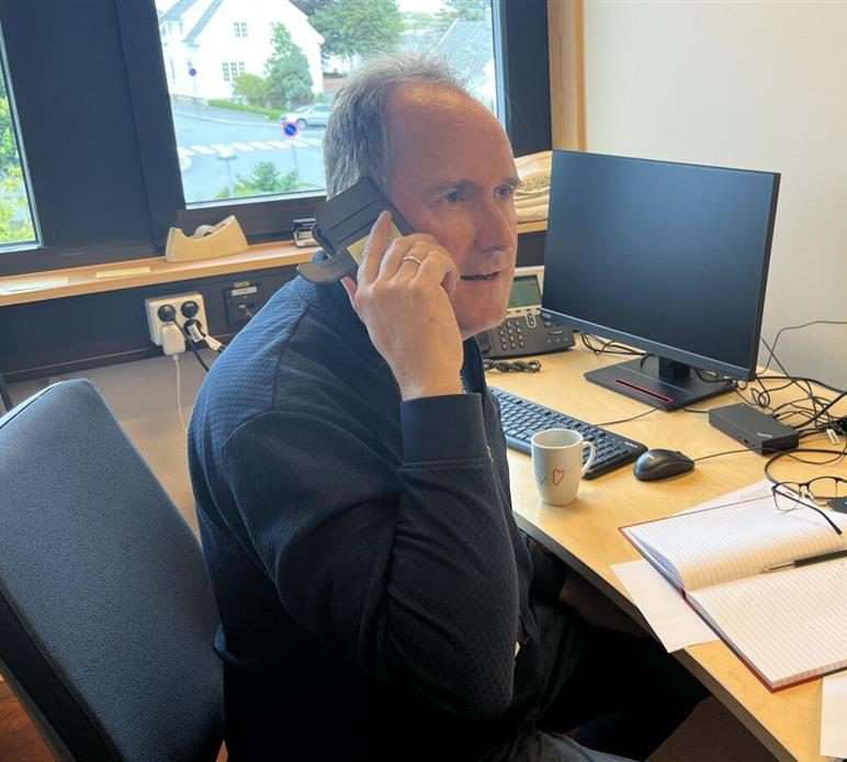 Jan Olav Sørlie er ansatt som nytt brukerombud i Karmøy . Foto: Karmøy kommune