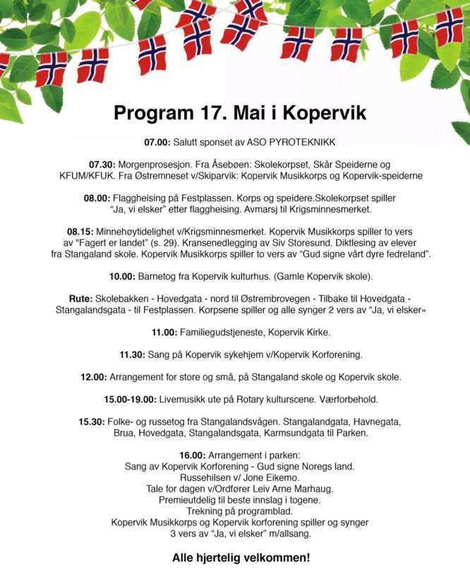 17.mai Kopervik 2024