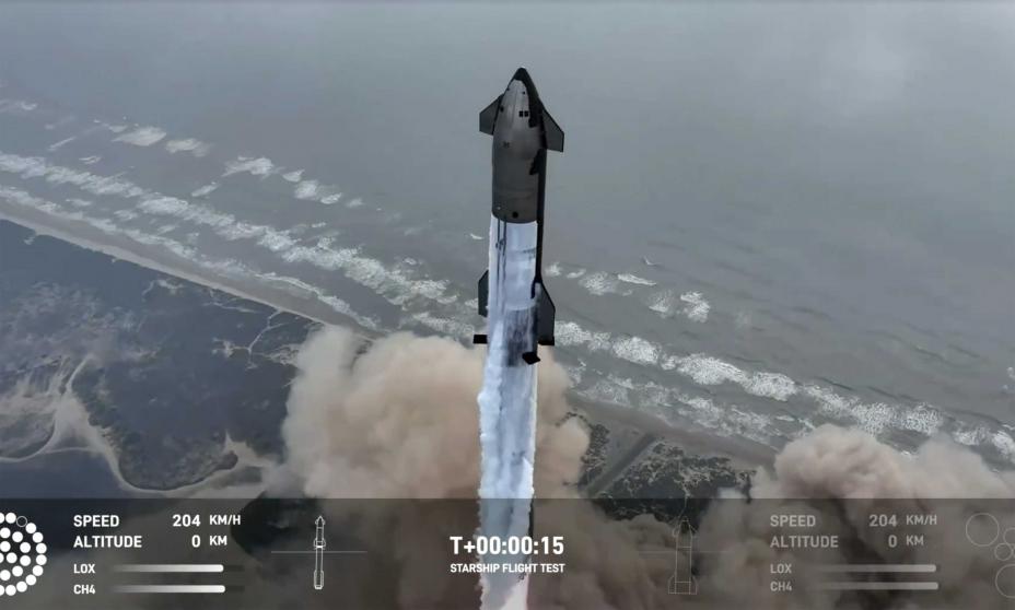 A profitable check flight of a SpaceX rocket