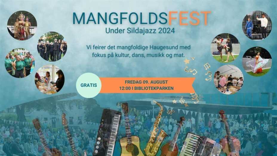 Mangfoldsfest 2024: Plakat: Haugesund kommune