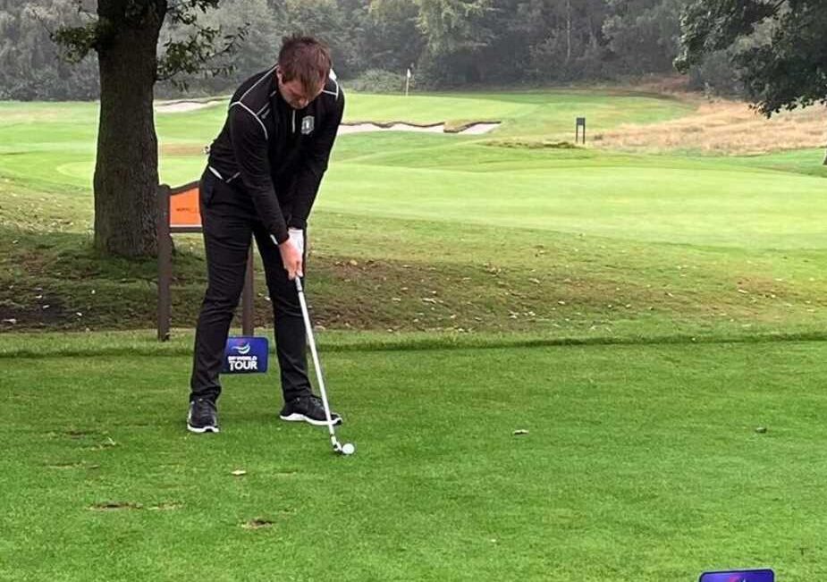 Bård Skogen fra Haugaland Golfklubb. Foto: Sara Hatteland.