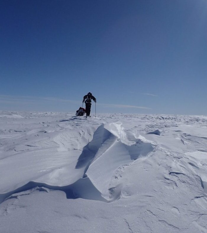 Norges tøffeste Harding vil sette verdensrekord til Sydpolen, arne-Christian Teiland er på vei til sydpolen i 2034 for å slå den franske verdensrekorden: Foto: Handout AK til Sydpolen.