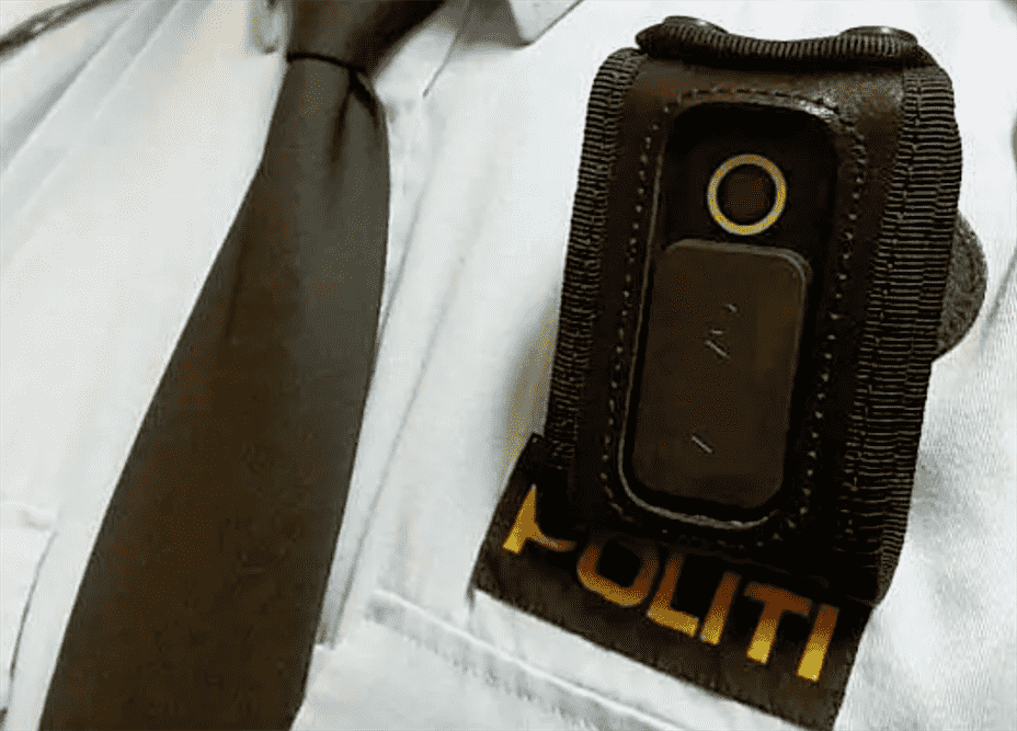 Politiet i vest melder seg som første politidistrikt til å teste ut kroppskamera (2025) Foto: Politiet.
