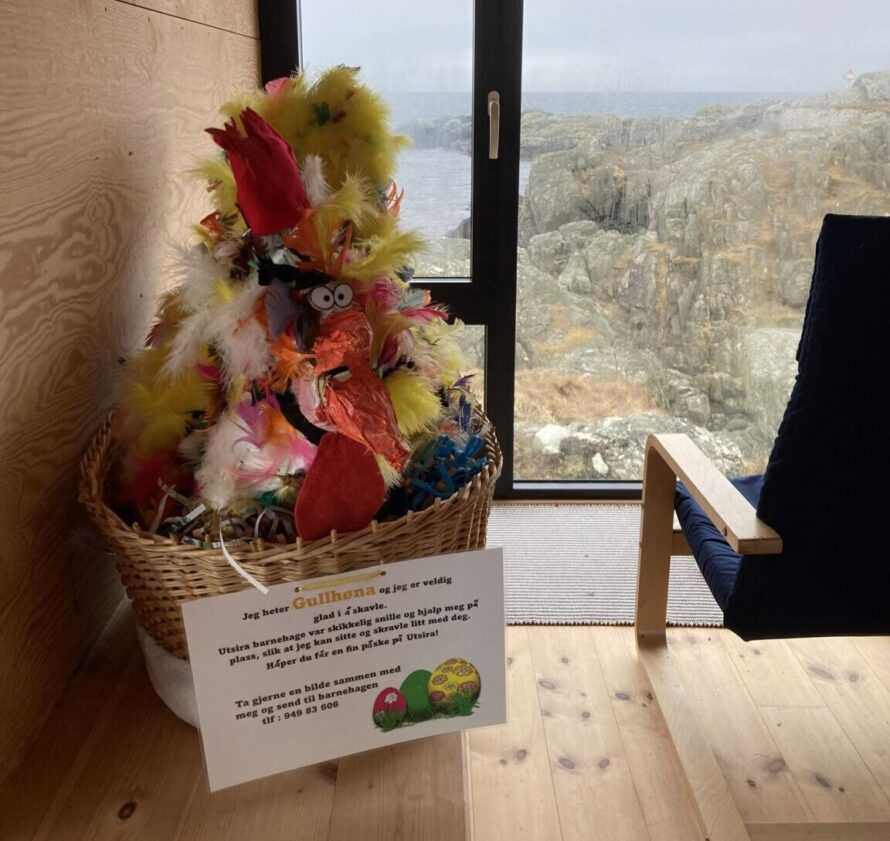 Utsira påske 2025. Foto: Utsira kommune.