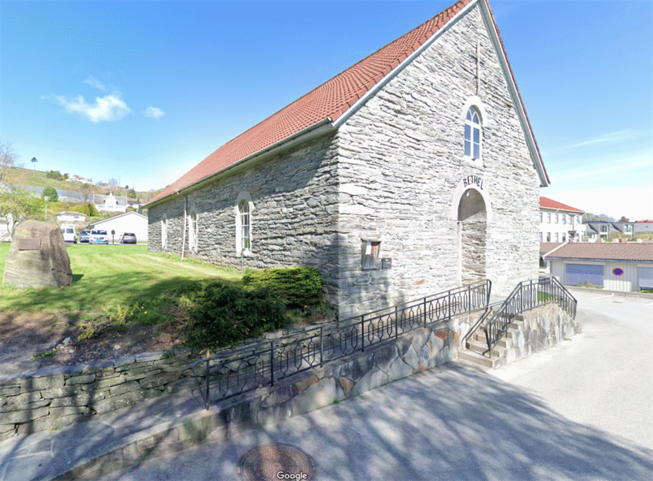 Bedehuset Bethel. Foto :Google maps