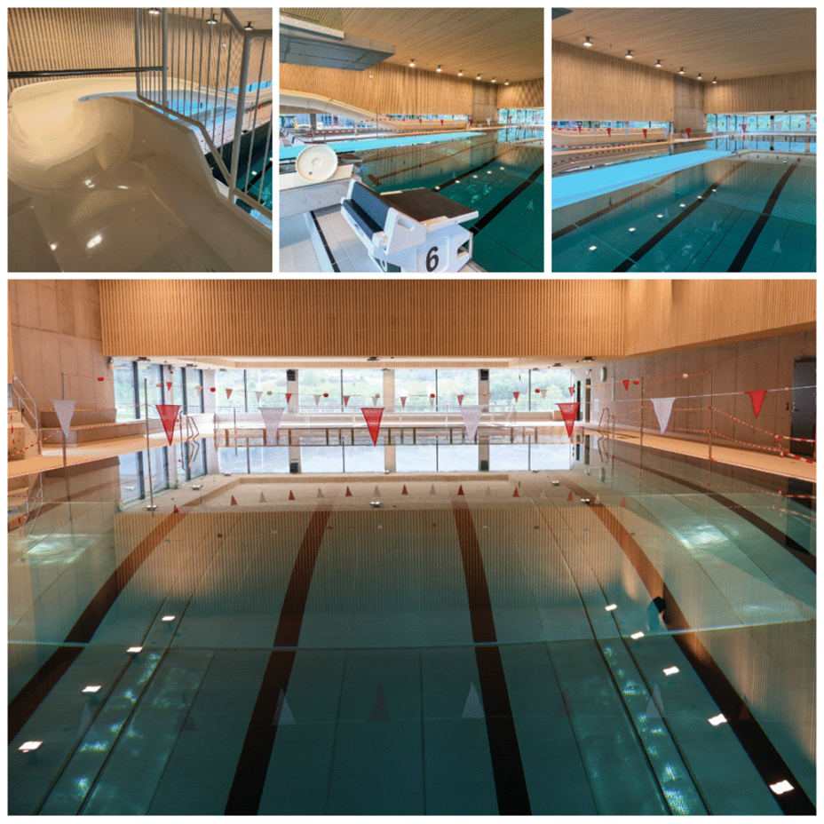 Ny svømmehall Vindafjord. Foto: Kristine Thorsen Eikeland/Vindafjord kommune.