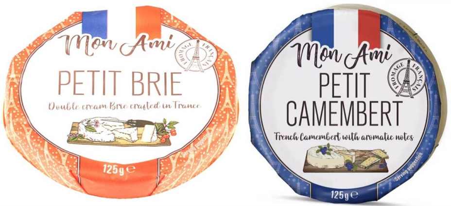 Brie og en camembert – tilbakekalles i Sverige, Norge og Danmark etter listeria-utbrudd. Foto: Mon Ami Petit