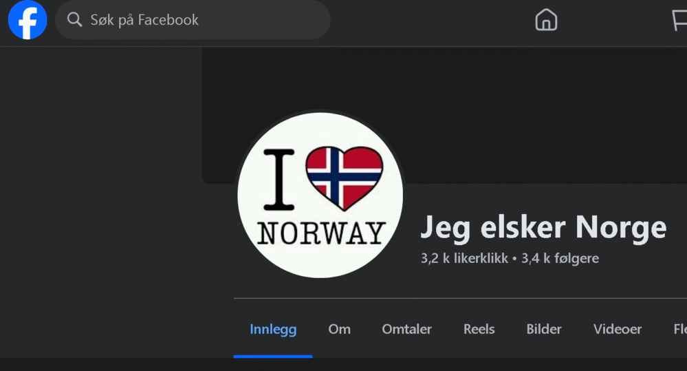 Stord videregående skoles Facebook-konto har blitt hacket. Skjermdupm fra Facebook.