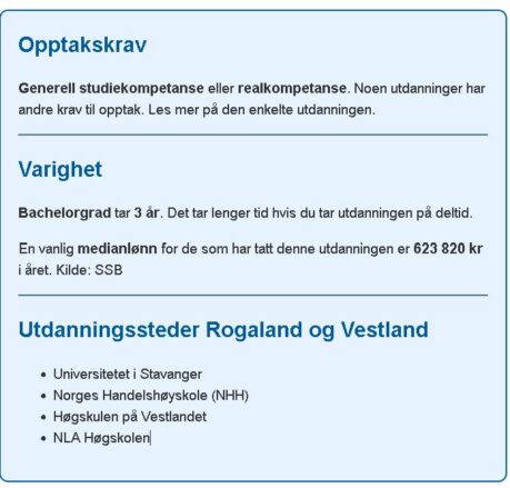 Fakta Barnehageutdanning