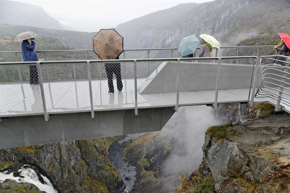 Vøringsfossen-anlegget nylig er tildelt Norsk stålkonstruksjonspris 2025.